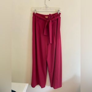 High waisted flare dress pants